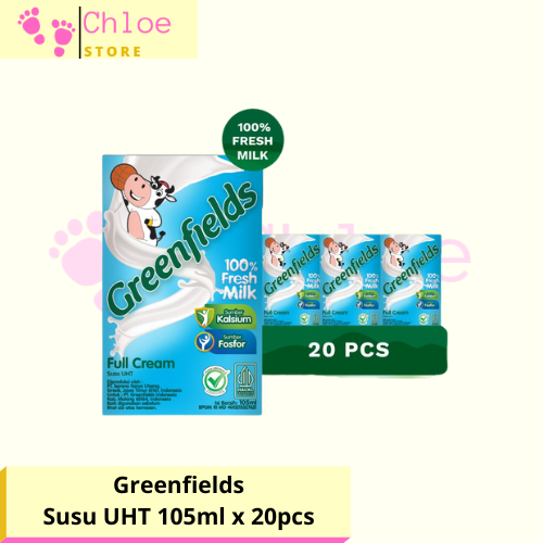 

RB Susu UHT Greenfields 105 Ml X 20 Pcs Full Cream