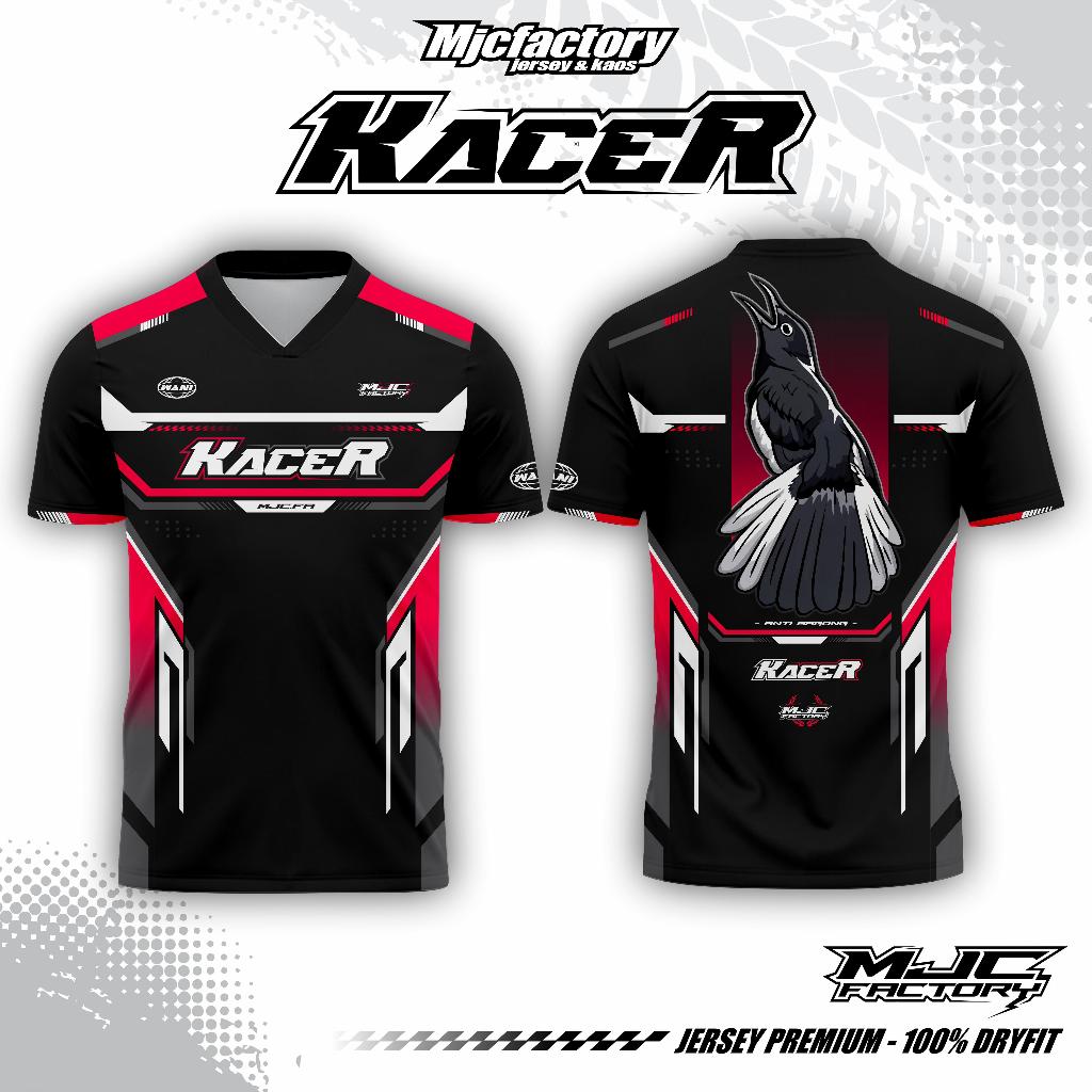 Jersey Motif Burung Kacer Full Printing