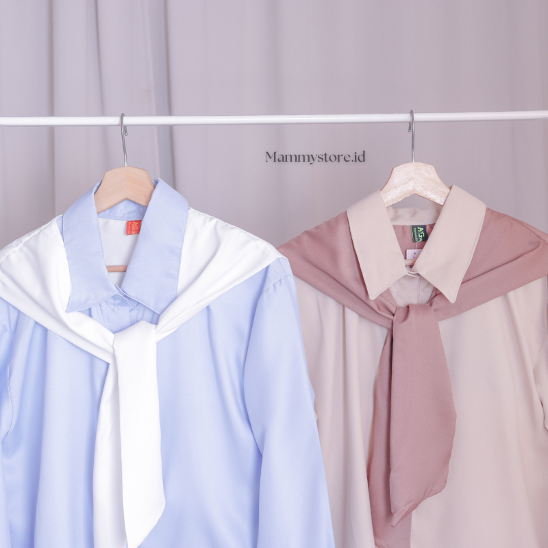 Delia Blouse-Blouse Wanita-Baju Korean-Korean Style