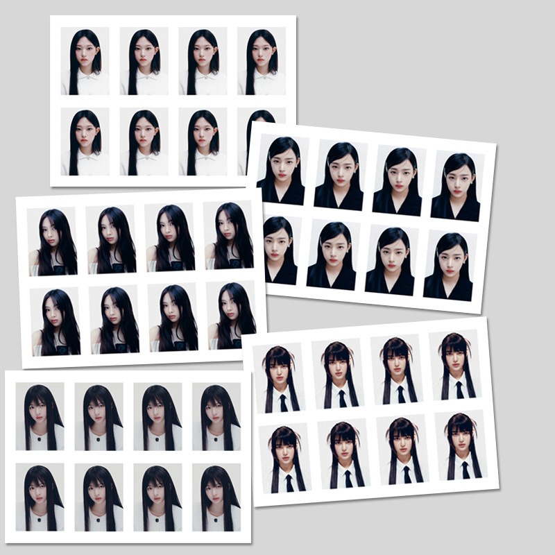 [kstuffind] (8) NEW JEANS PHOTO ID PICTURE MEMBER NEW JEANS ID PHOTO FOTO MURAH MINJI HANNI DANIELLE