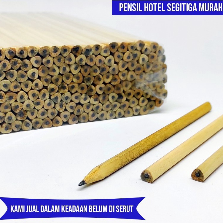 

KODE G23G Pensil Hotel Segitiga Murah kayu isi 1 pcs Termurah