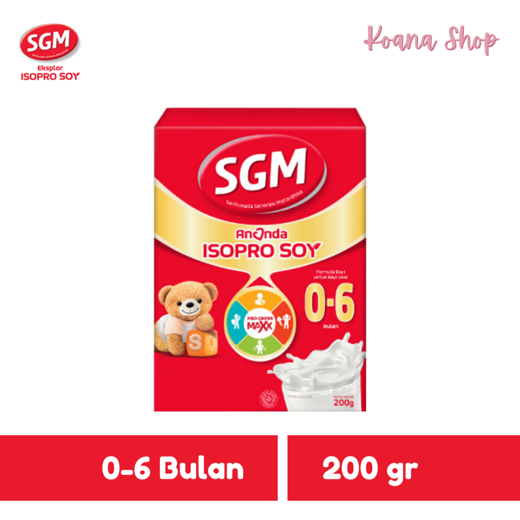 SGM Ananda Isopro Soy 0-6 Bulan 200 gr
