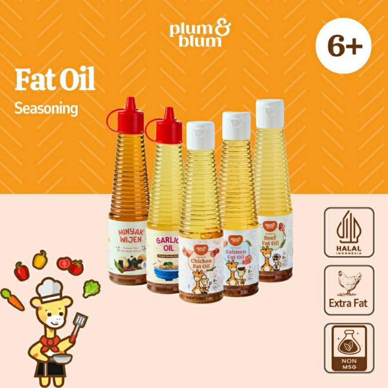 

Plum & Blum - Fat Oil | Minyak MPASI BB Booster