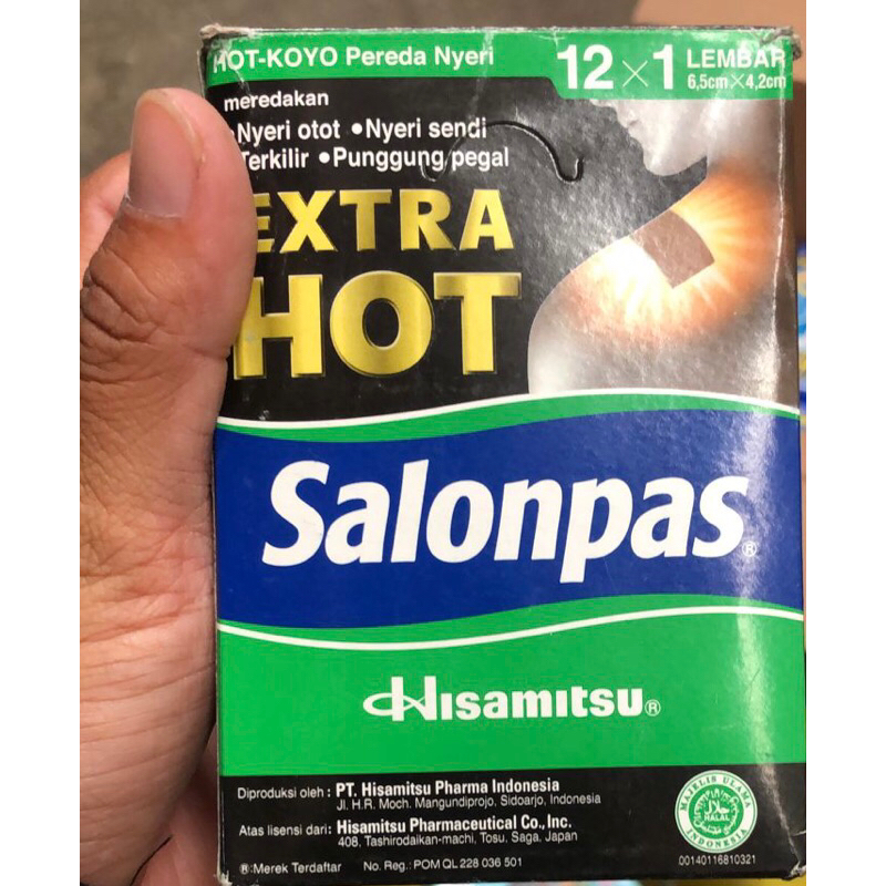 Salonpas Extra hot12 12x1
