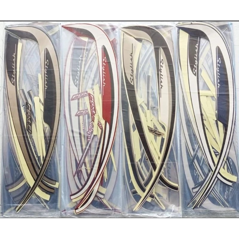 Striping motor / Les body Honda Scoopy Stylish 2013