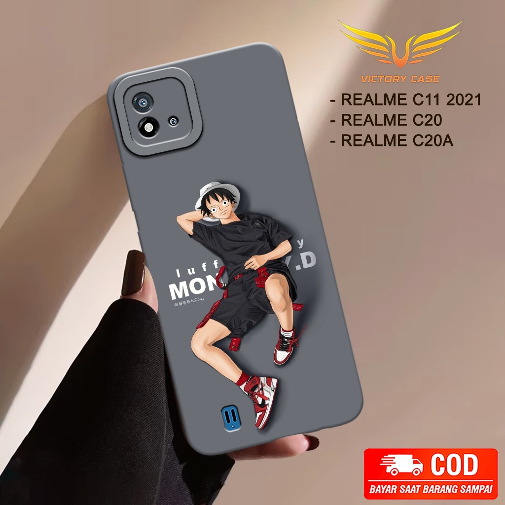 New Anime Case - Softcase Realme C11 2021 / C20 / C20A - Terbaru - Case Hp Realme C20 / C20A - Casin