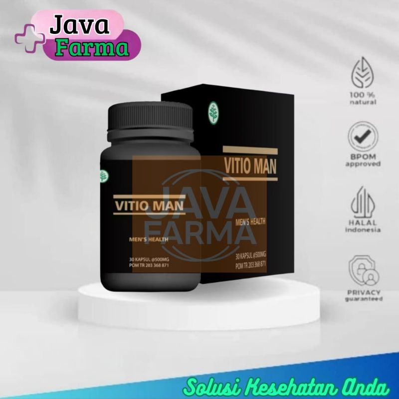 Vitio Man Original Obat Herbal Membantu Memelihara Stamina Pria Vitioman Tahan Lama