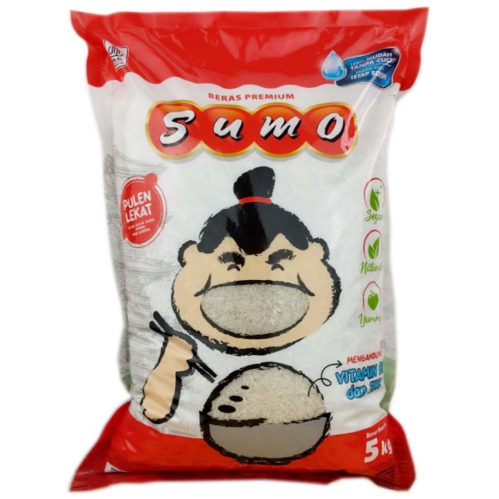 

beras SUMO - Merah 5Kg - pulen lekat.