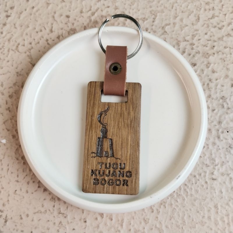 Gantungan Kunci Bambu Edisi Tempat Wisata dan Bersejarah Bisa Custom Varian Monas Jakarta VarianTugu