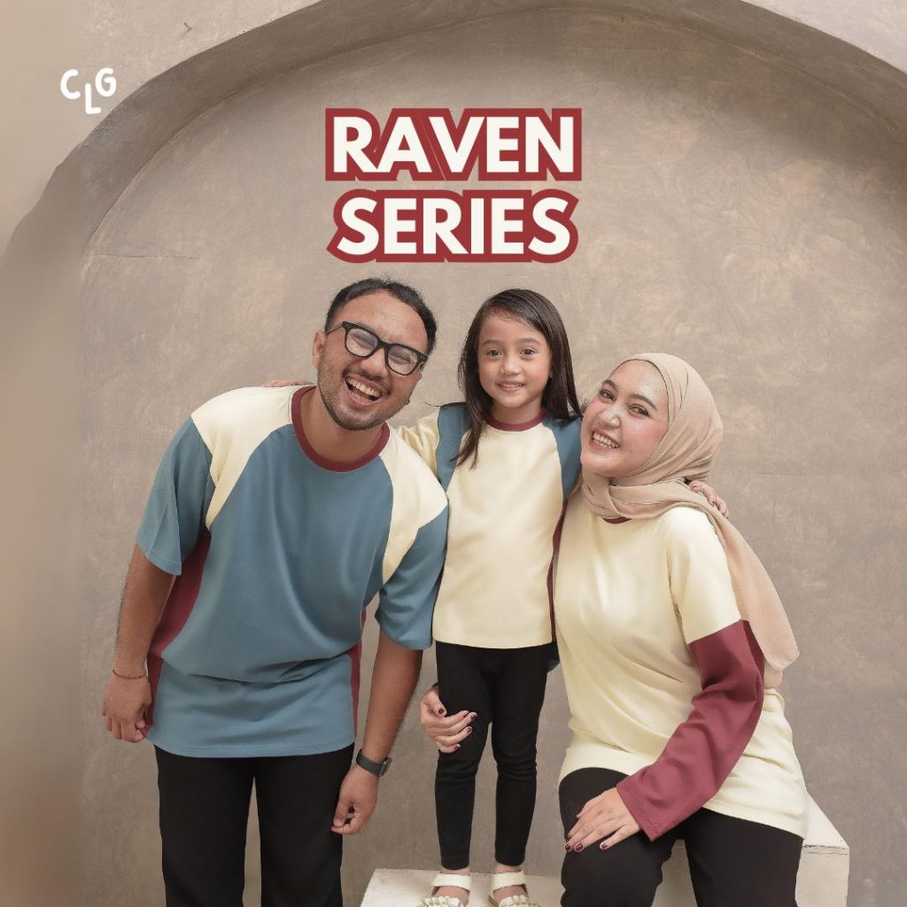 Celoteh little goods - Raven family set - Set keluarga