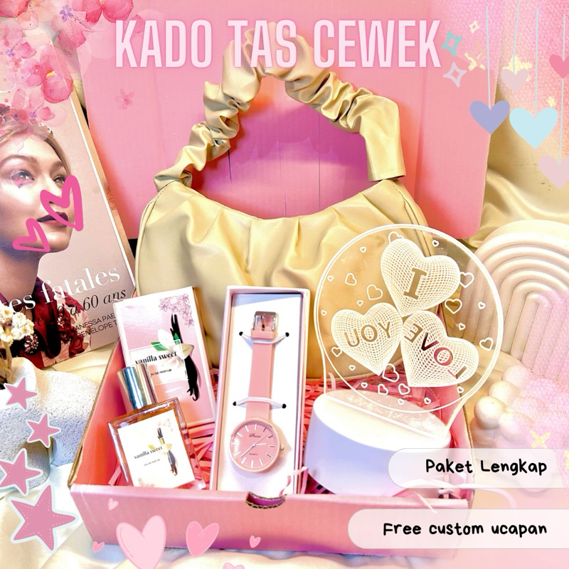 

KADO CEWEK TAS CANTIK HADIAH ULANG TAHUN CEWEK KEKINIAN / KADO ULANG TAHUN CEWEK GIFT BOX SET
