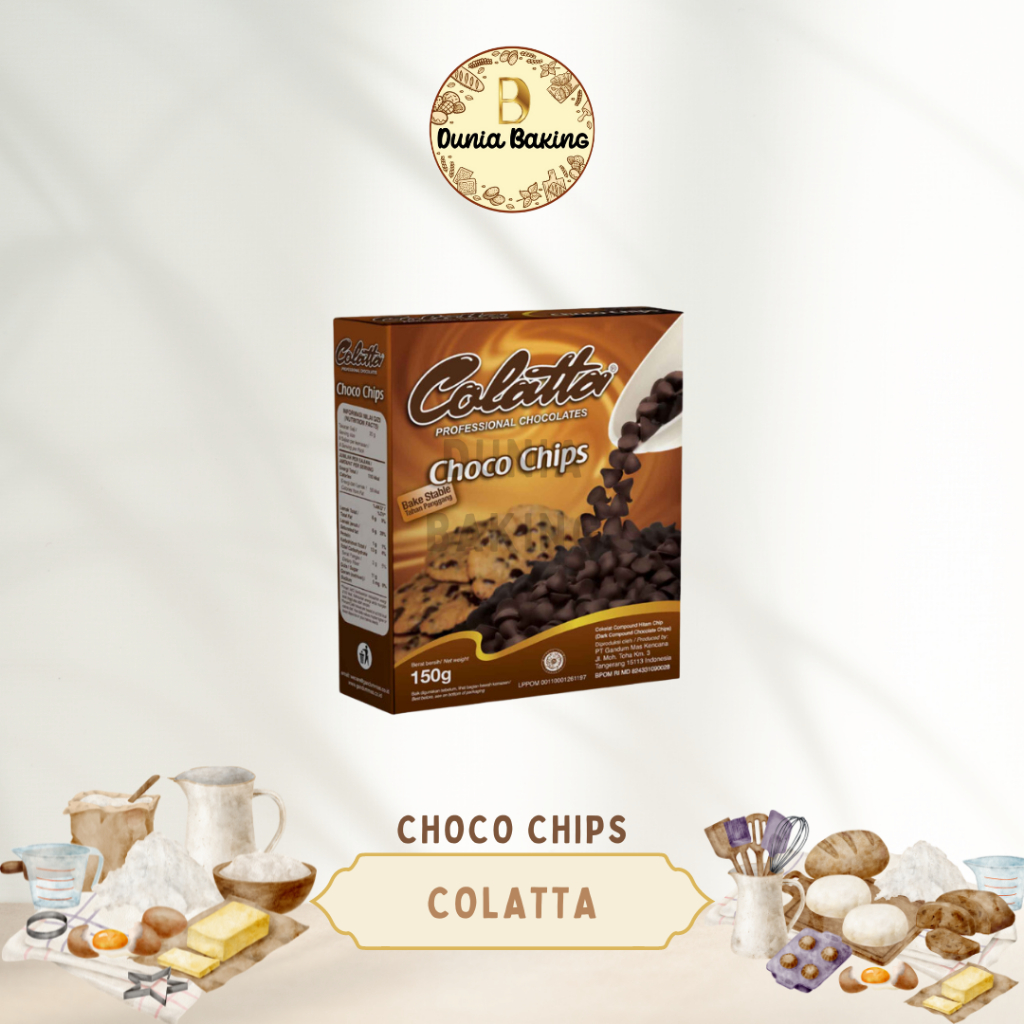 

Colatta Choco Chips 150gr | Coklat butir