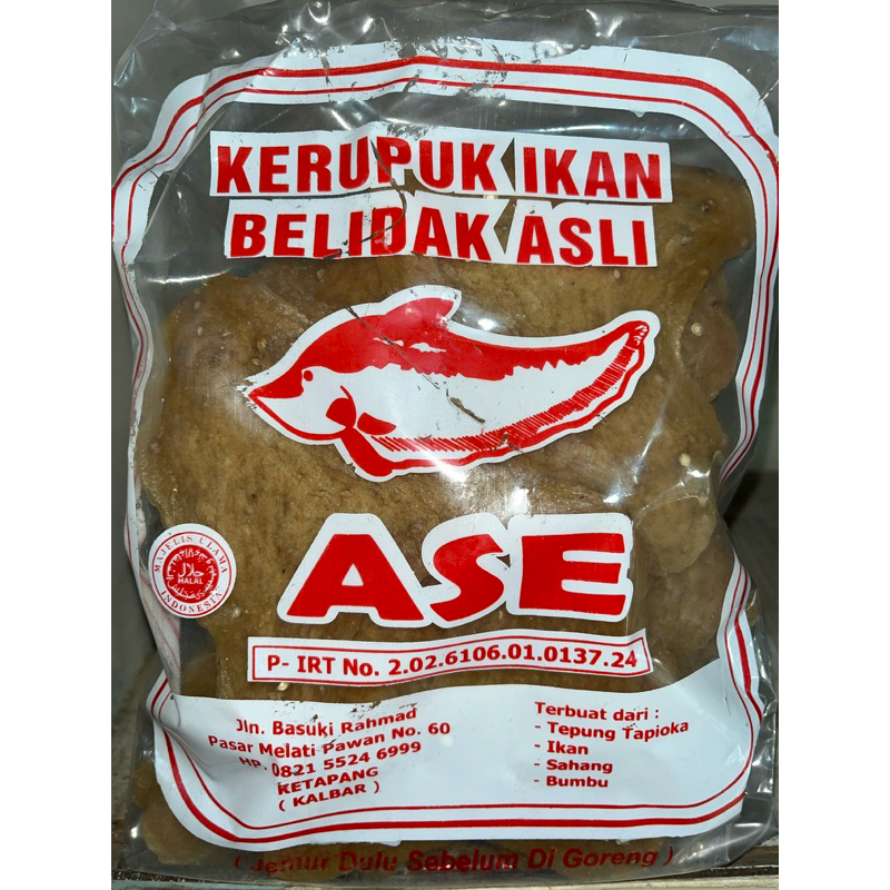 

Kerupuk Ikan Belidak Asli Ketapang