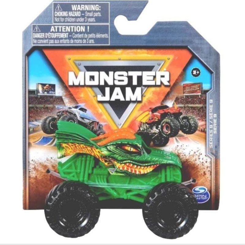 MONSTER JAM GREEN DRAGON NAGA HIJAU ORIGINAL SPIN MASTER SKALA 1:70
