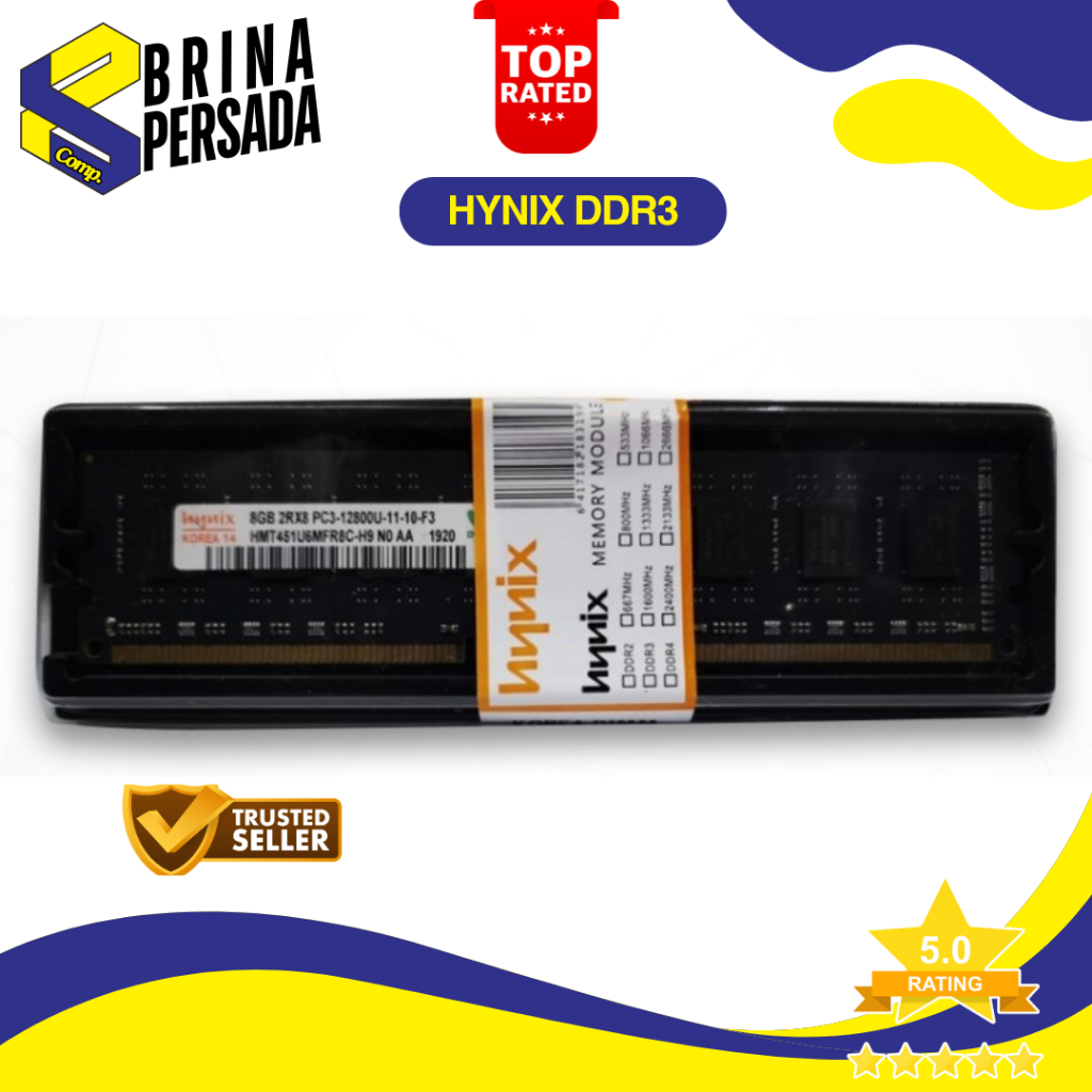 Memory Ram Hynix DDR3 4GB / hynix 8gb ddr3  PC12800 LONGDIM