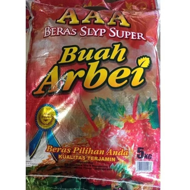 

Beras buah Arbei 5kg