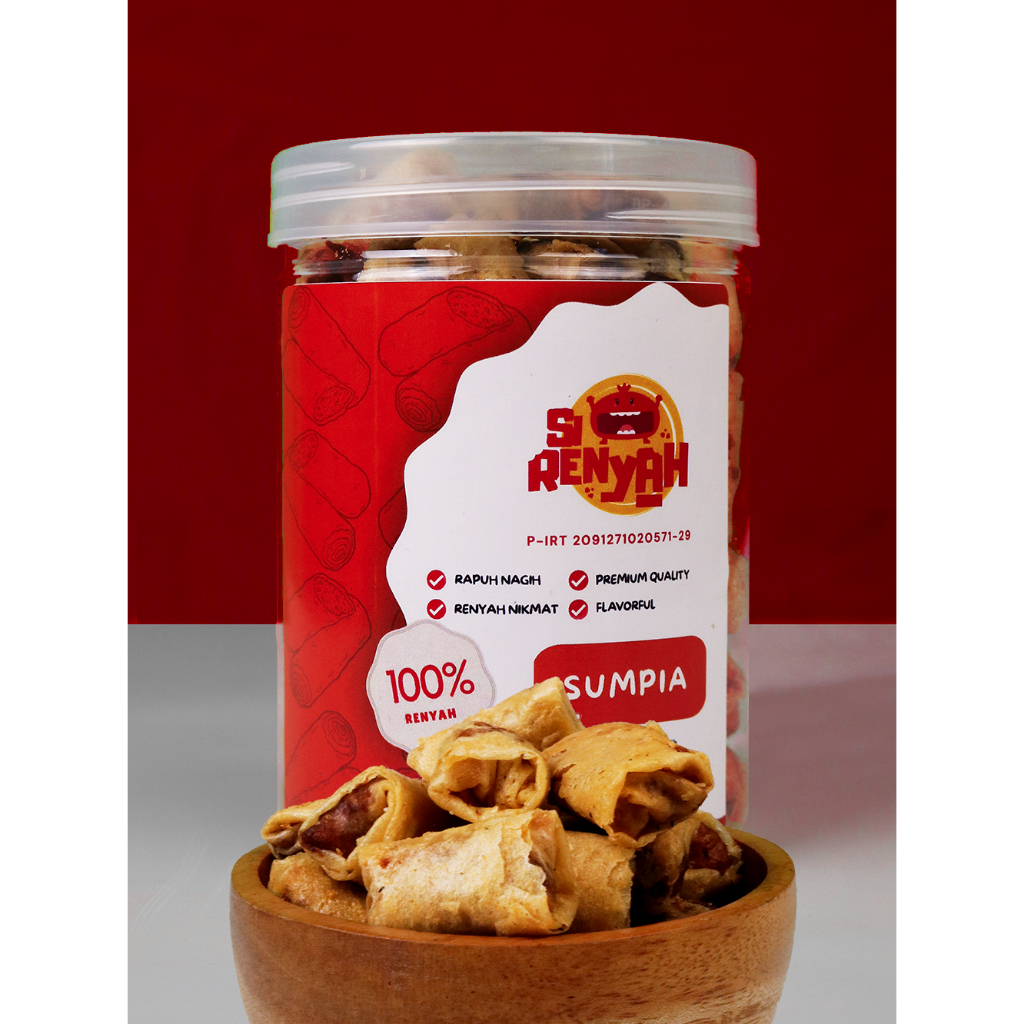 

Si Renyah Kerupuk Sumpia Lumpia Premium 340gr - Kualitas Terbaik, Nagih, Gurih & Renyah, Tidak Keras