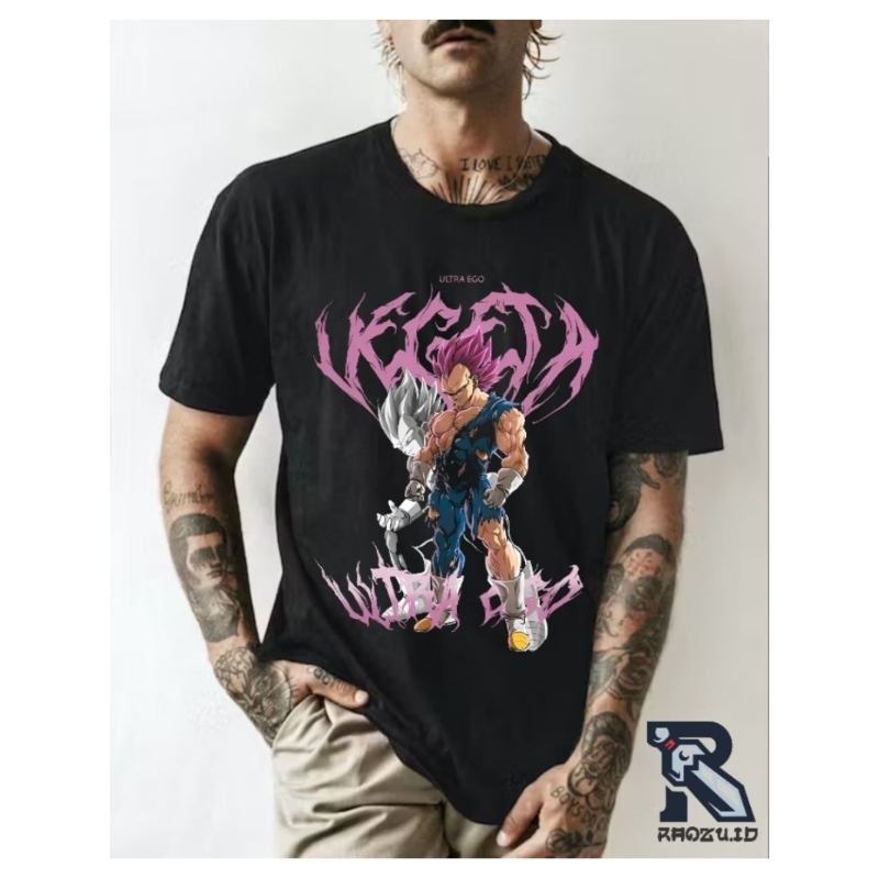 kaos t-shirt dragon ball vegeta ultra ego