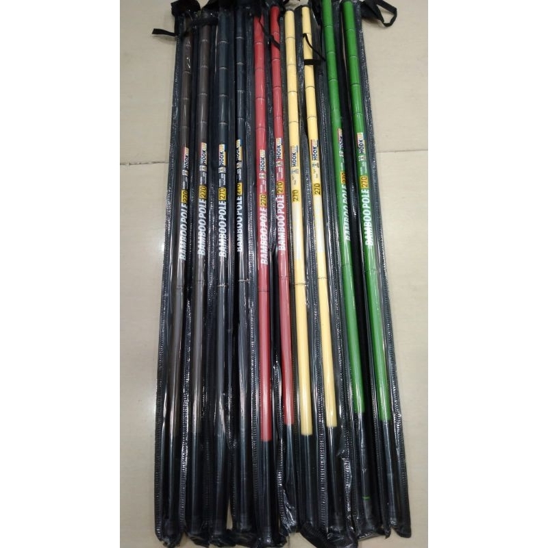 Joran Tegek/Pole Hookup Bamboo 180cm Lentur Fiber