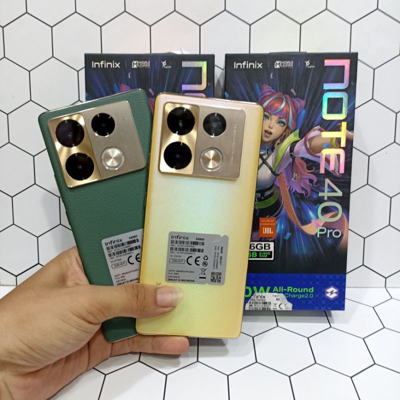 INFINIX NOTE 40 PRO 4G 8/256GB HP SECOND BEKAS FULLSET