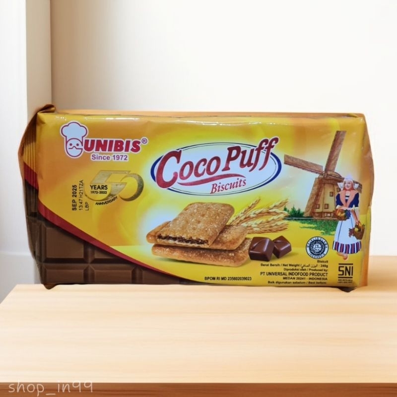 

Coco puff biskuit coklat gula 240g