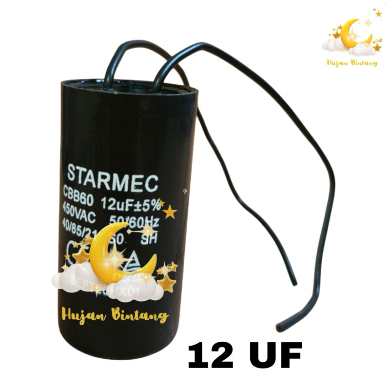 KAPASITOR MESIN CUCI 1 TABUNG CBB60 12UF SANYO / KAPASITOR MESIN CUCI MERK SANYO 1 TABUNG CBB60 12UF
