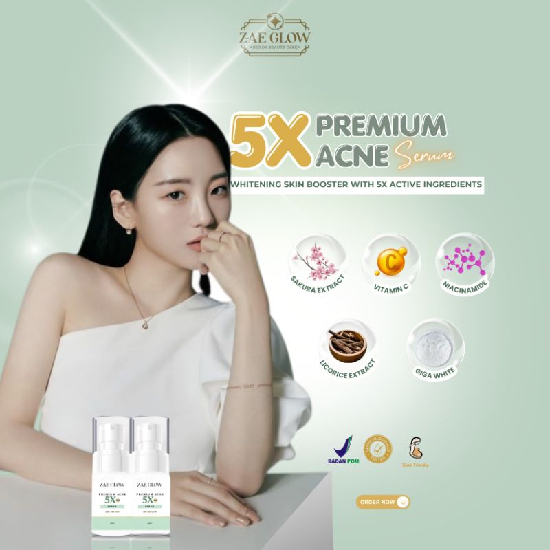 ZAE GLOW - Bundling 2 serum acne