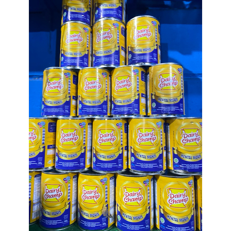 

Krimer Kental Manis Dairy Champ 480gr | Krimer Kenal Manis | Topping Minuman