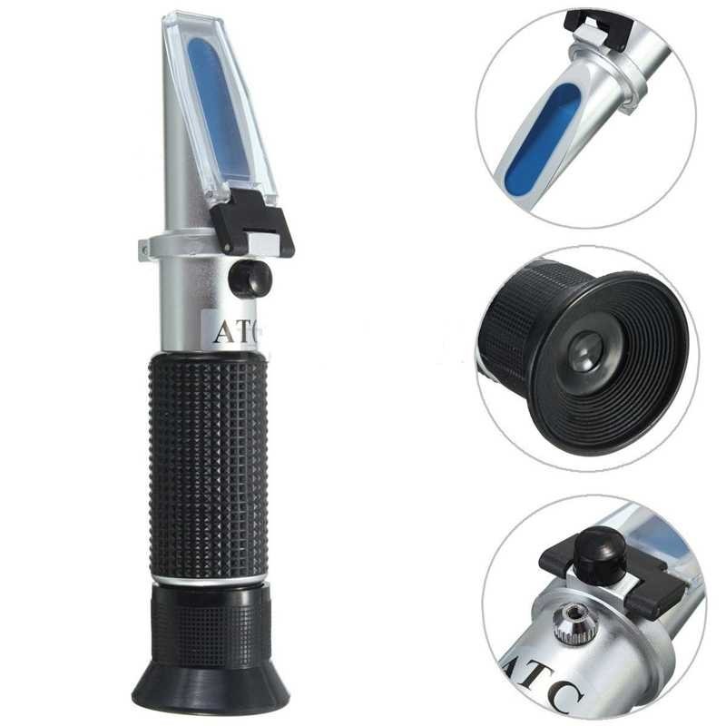 Alat Ukur Kadar Gula Makanan Minuman Refractometer Brix With ATC - BRIX 0-90% BRIX Melon Semangka Bu