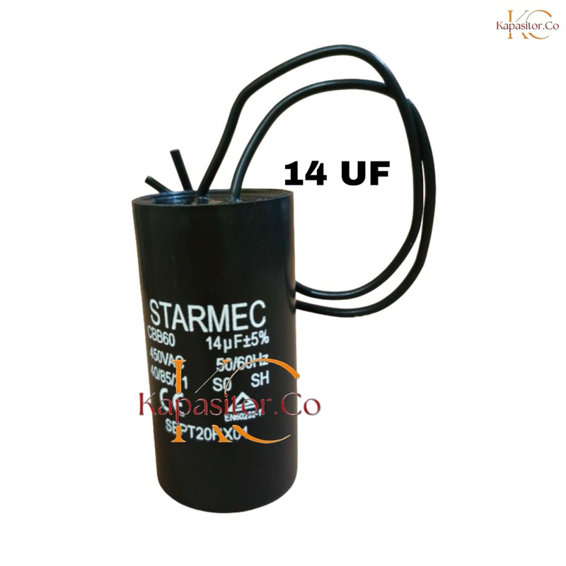 Kapasitor Mesin Cuci Polytron 1 Tabung cbb60 14uf | Kapasitor Mesin Cuci Polytron 1 Tabung cbb60 14u