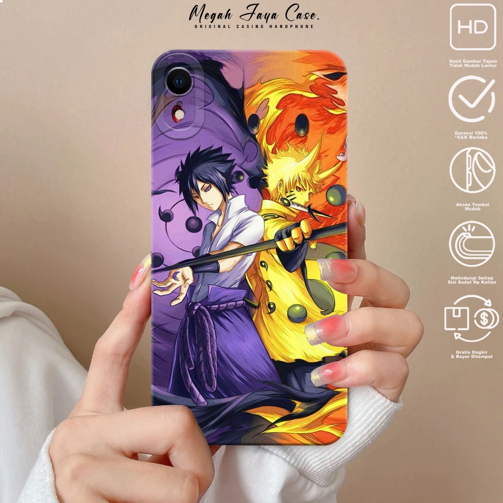 Case Iphone XR - Casing Hp Iphone XR Motif Anime NRT - Silikon Hp Iphone XR - Cover Hp - Kesing Hp I