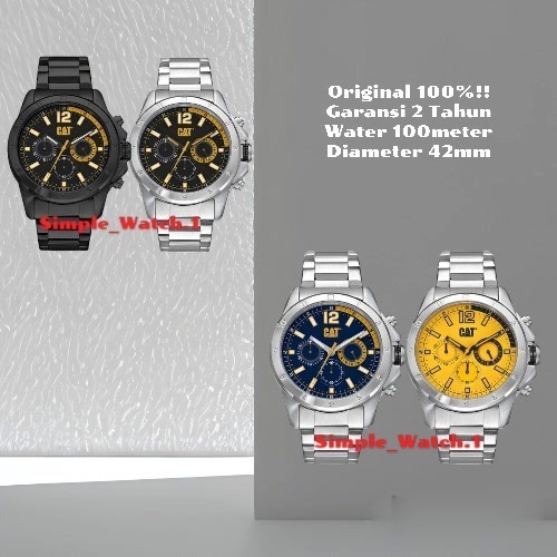 Original 100% Jam Tangan Pria Caterpillar CAT YW.163.16.137 YW.143.11.731 YW.143.11.637 YW.143.11.13