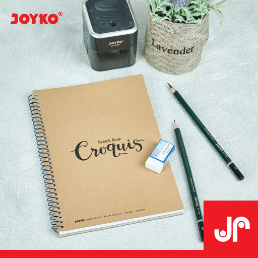 

JOYKO SKETCHBOOK A4 40 SHEETS / BUKU GAMBAR SKETSA CRAFT COVER BUKU DESAIN