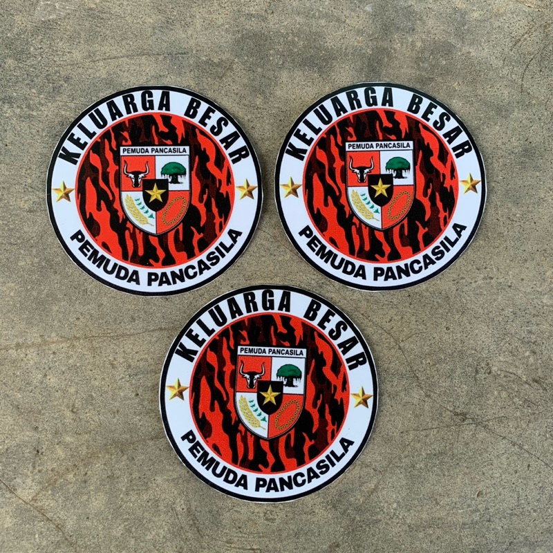 

stiker pemuda pancasila isi 3 pcs murah bahan graftack awet tahan lama