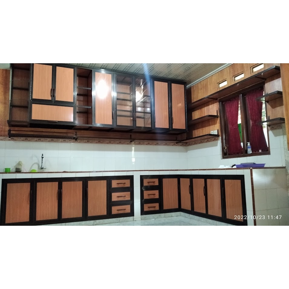 pintu kolong dapur,pintu kolong kompor aluminium