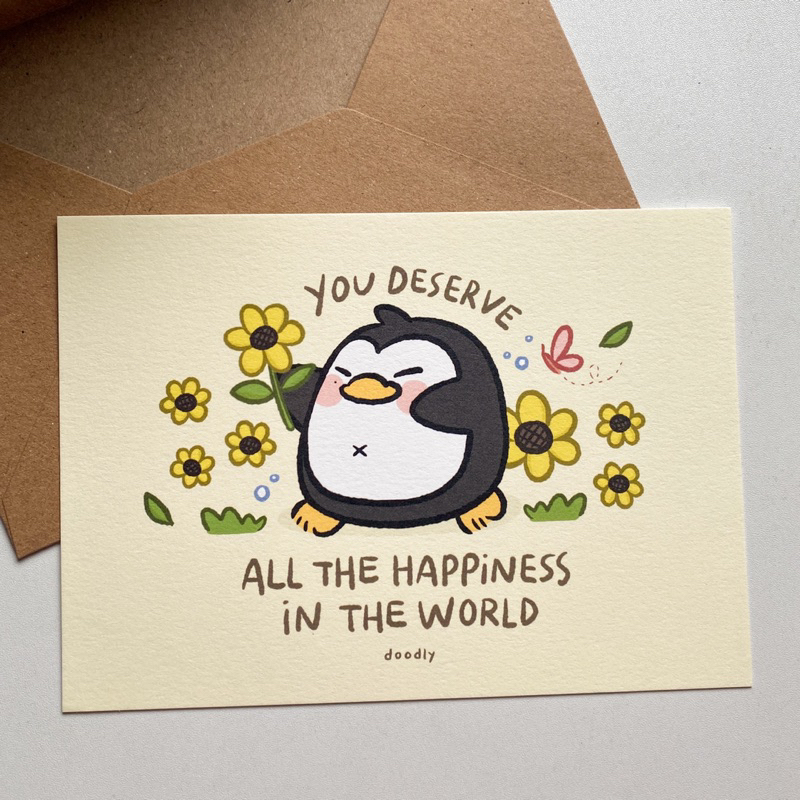 

Doodly Mini Artprint / Greeting Card (A6)