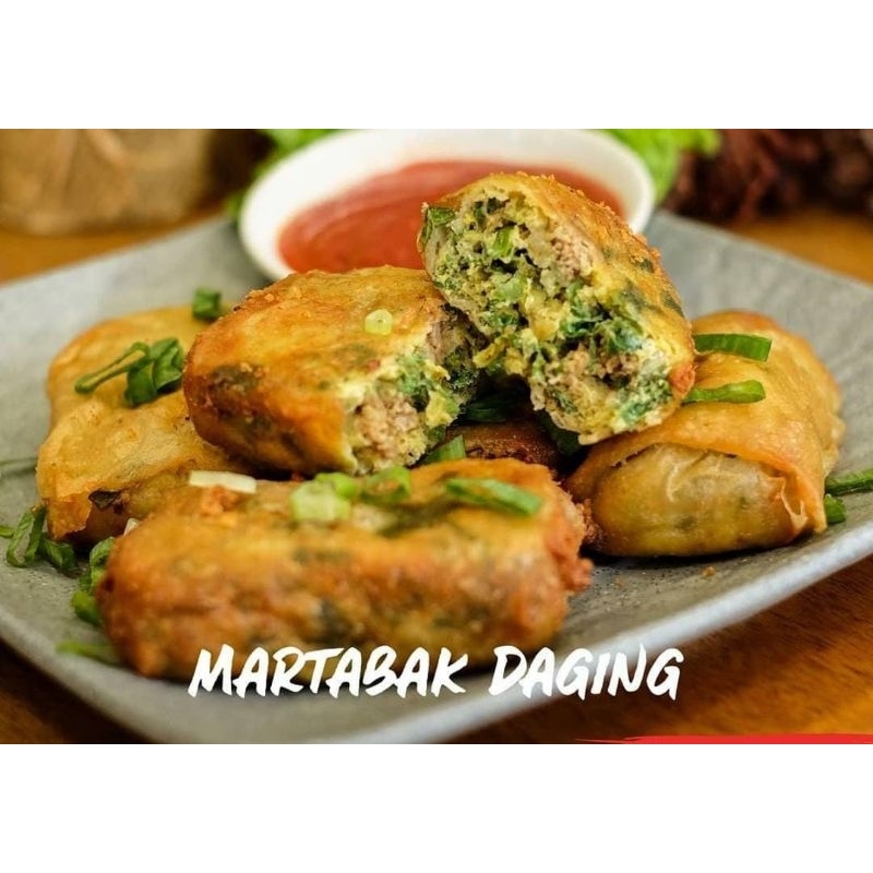 

Martabak Daging Kari isi 10