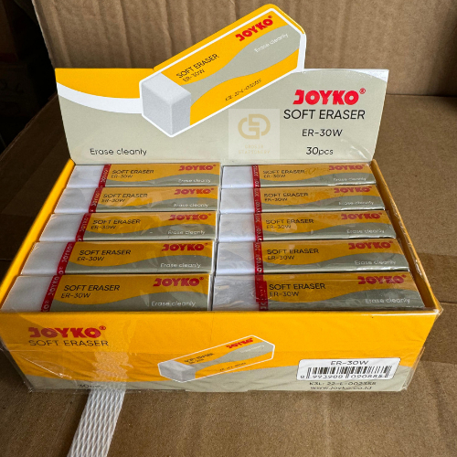 

Eraser Penghapus Joyko ER-30W (1 KOTAK ISI 30 PCS)