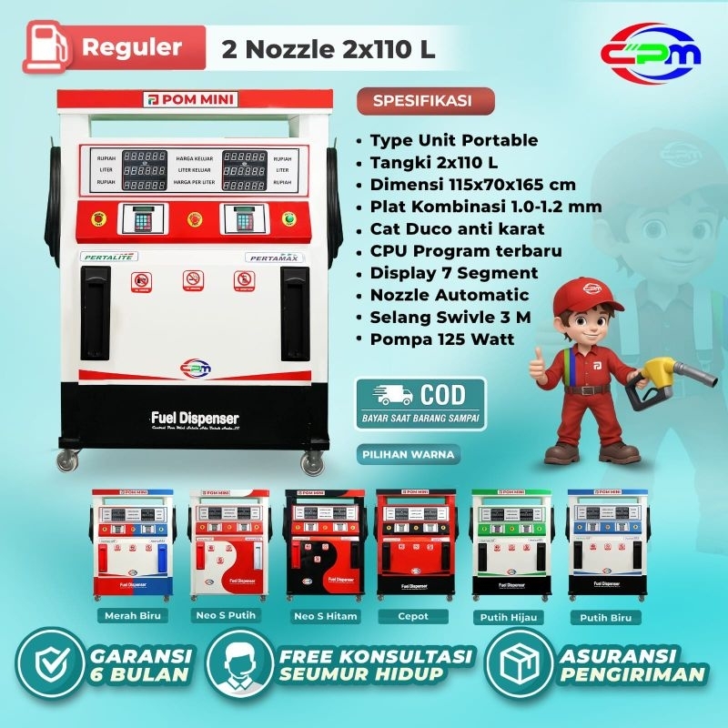 POM MINI -Pertamini Digital 2x110 Liter(Produk CPM)