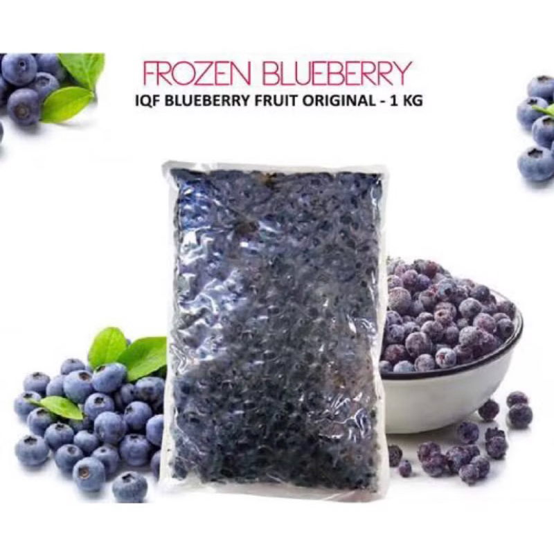 

blueberry frozen