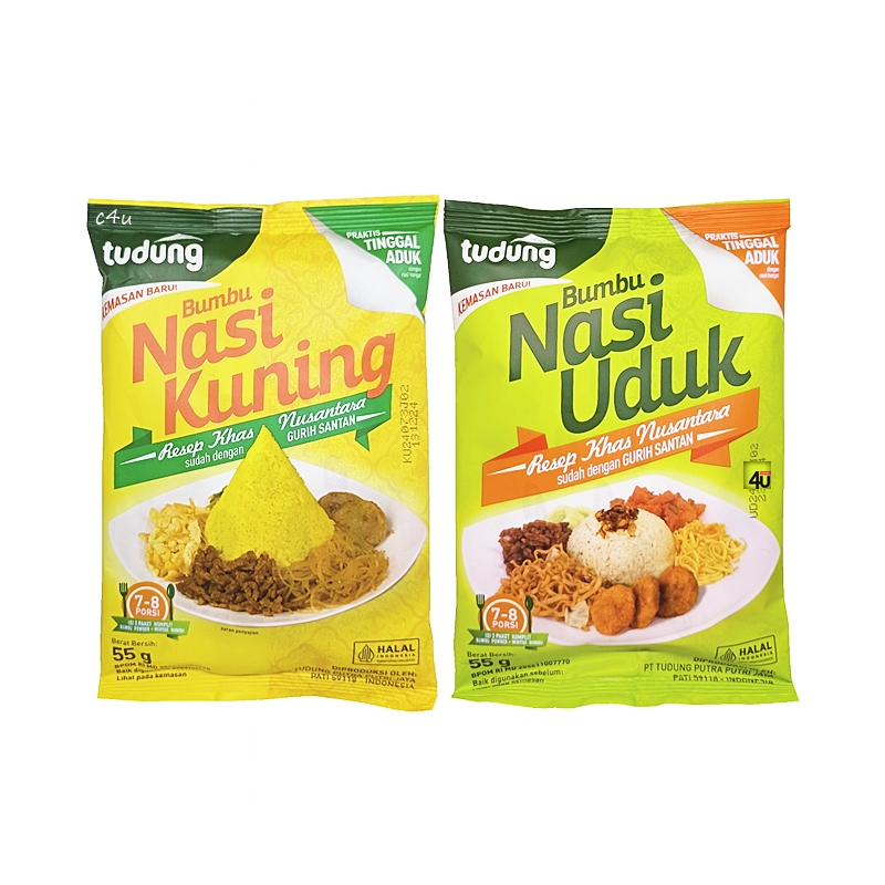 

Tudung - Bumbu Masakan Nasi Tinggal Aduk - 55 gr BESAR