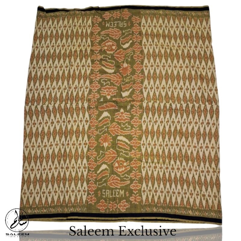 Sarung Goyor Saleem exclusive kuning motif botolan - goyor saleem botolan