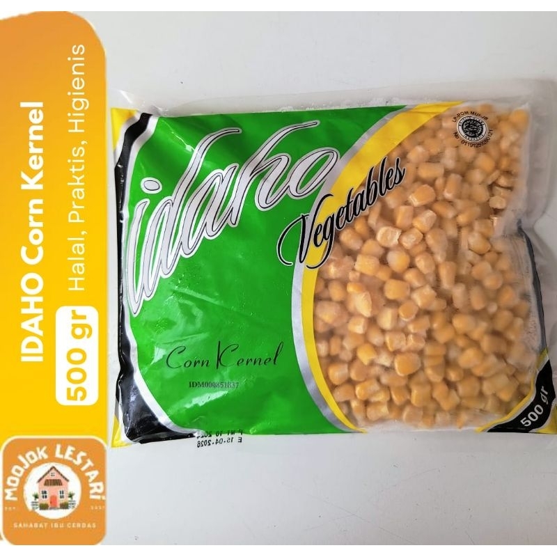 

IDAHO Sweet Corn Kernel 500gr Jagung Manis Pipil Premium Beku Enak Halal