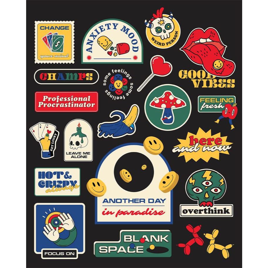 Print & Cut Sticker Vinyl A3+ / Cetak Stiker Label Kiss Cut / Die Cut