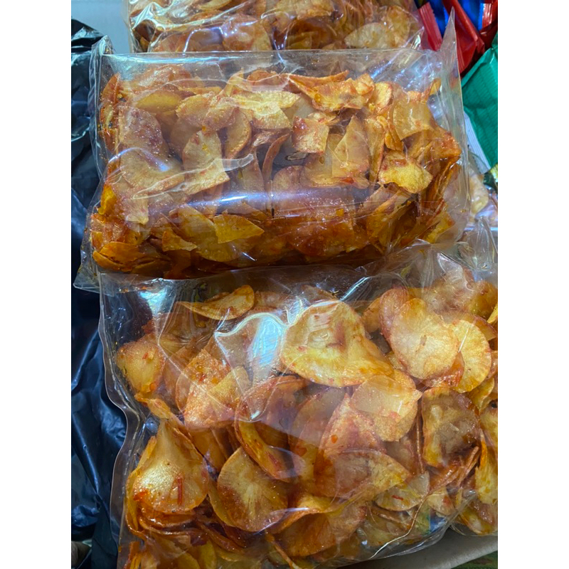 

keripik singkong balado homemade