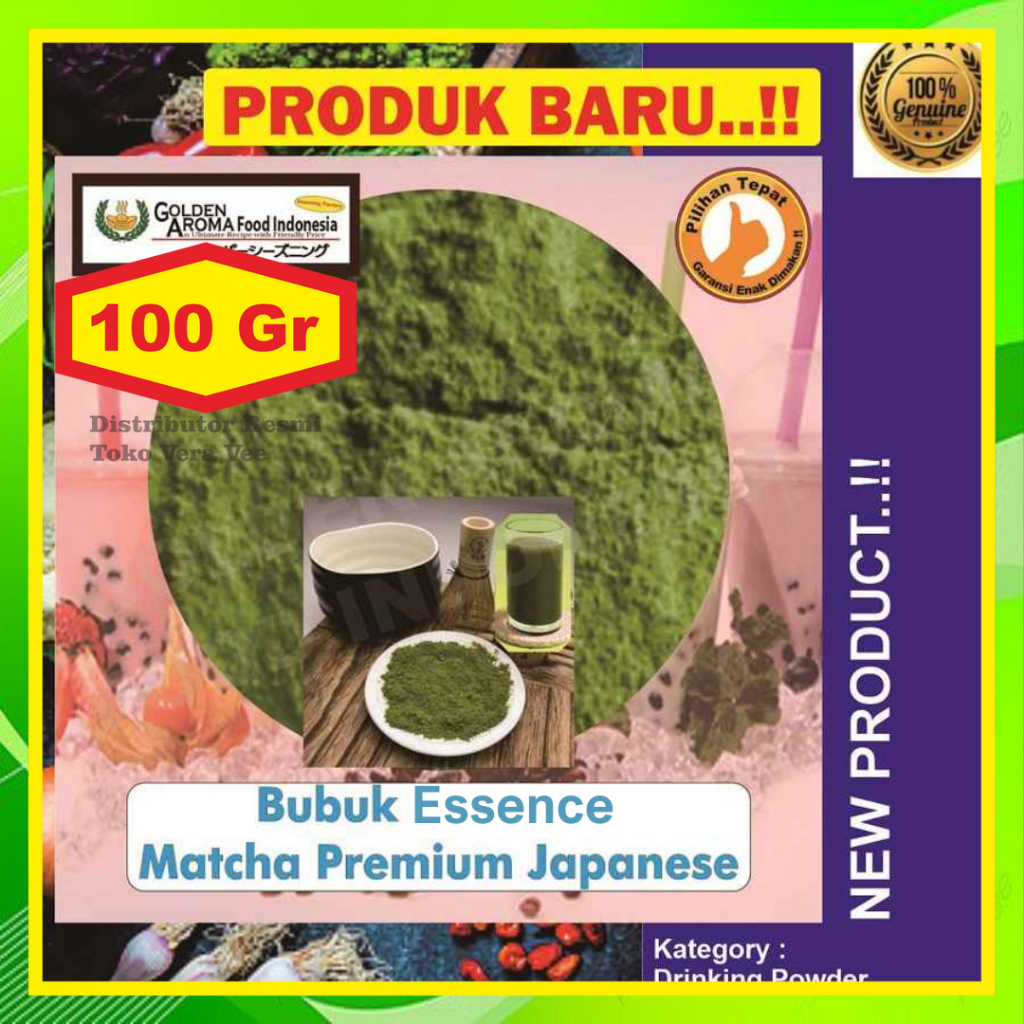 

Bubuk Matcha Premium 100Gr Tepung Essen Flavor Ekstrak Matcha Premium Powder Murah Premium Aneka Instan Asli Enak Terbaik Essence Flavour Extract Halal Murni Original Grosir Bukan 100Gr 100 Gram