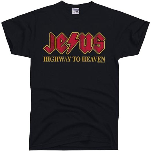 DIRTYRAGZ Men's Jesus Rocks Christ Homeboy Superstar T Shirt Black