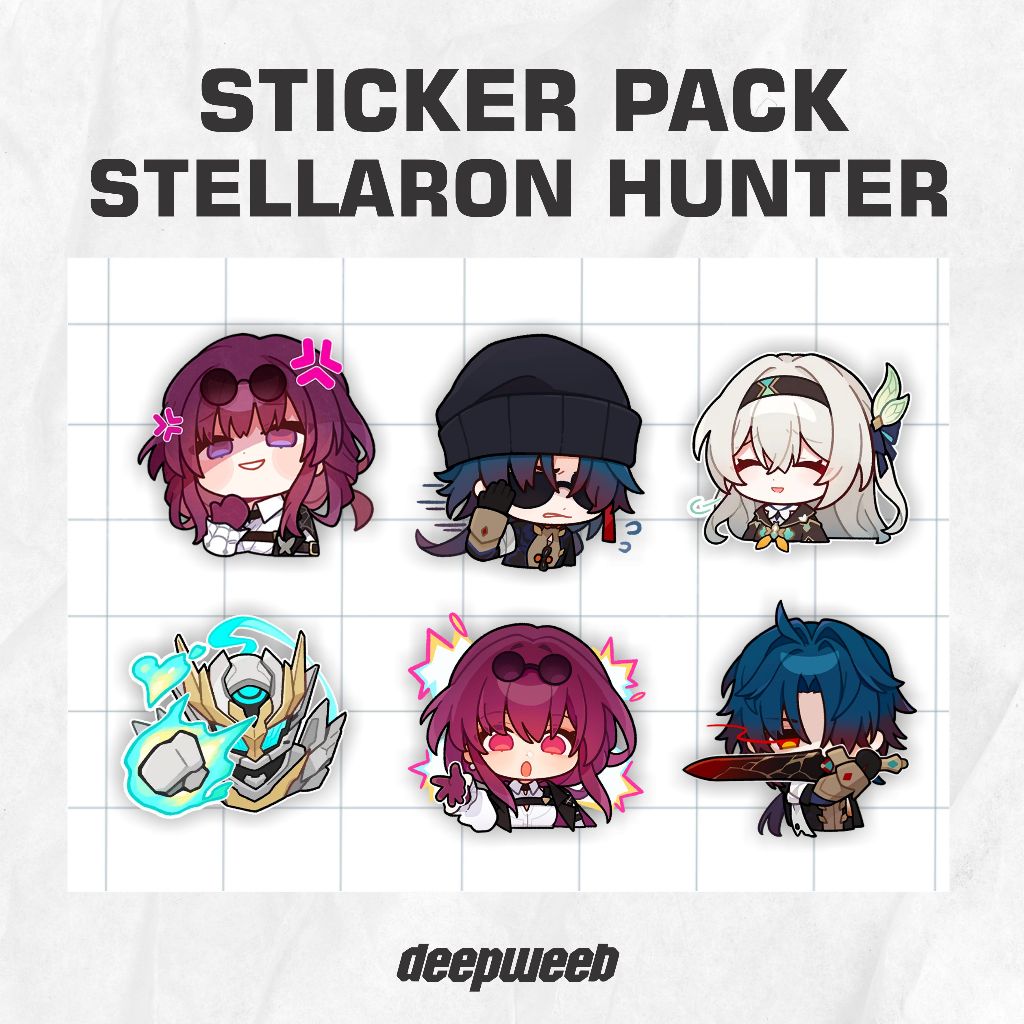 

Sticker Pack Stellaron Hunter Honkai Star Rail Premium Waterproof