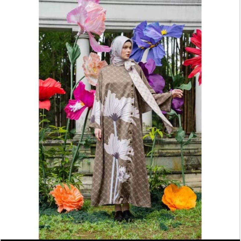 VZ Reverie Dress - Cream Olive