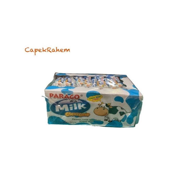 

Parago Milk Chewy Candy 1 Pack Isi 80 x 7gram